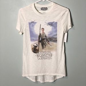 Star Wars NWT graphic tee T-shirt the last Jedi
